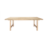JOELLE PINEWOOD SQUARE DINING TABLE DISTRESSED RUSTIC 120CM - MyChocolateWood