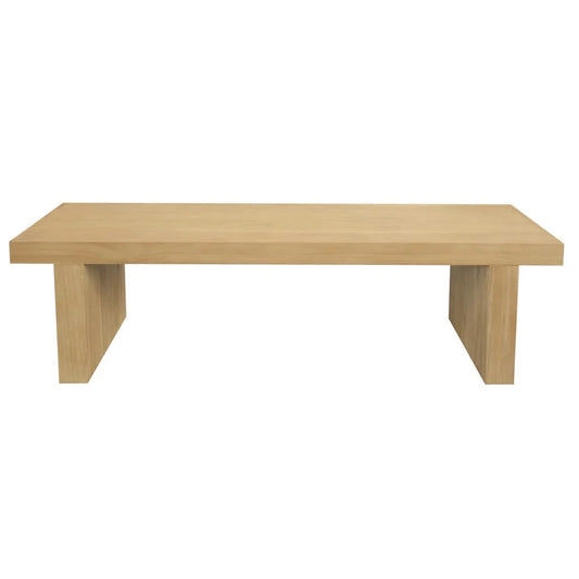 BRENTWOOD SOLID MINDI BENCH NATURAL - MyChocolateWood
