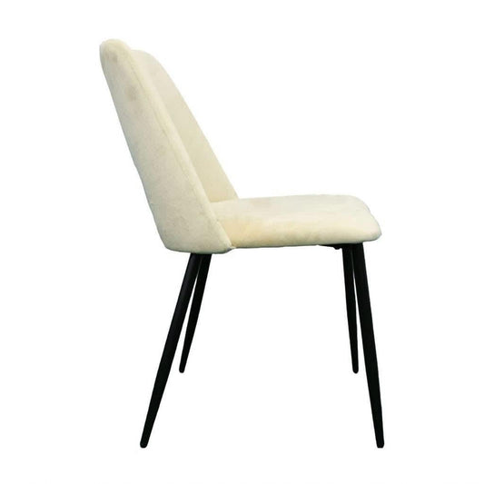 Kristof Fabric Dining Chair in Oatmeal