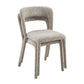 Channing Dining Chair Oat Colour 46x62x79cm - MyChocolateWood