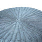 WENGLOR OCEAN BLUE RATTAN SIDETABLE - MyChocolateWood