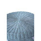 Wenglor Rattan Side Table in Ocean Blue detail