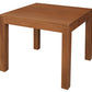 TANAKA SOLID MAHOGANY DINING TABLE IN LIGHT PECAN 90CM - MyChocolateWood