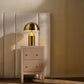 JAYLA PETITE BEIGE 2-DRAWER BEDSIDE TABLE - MyChocolateWood