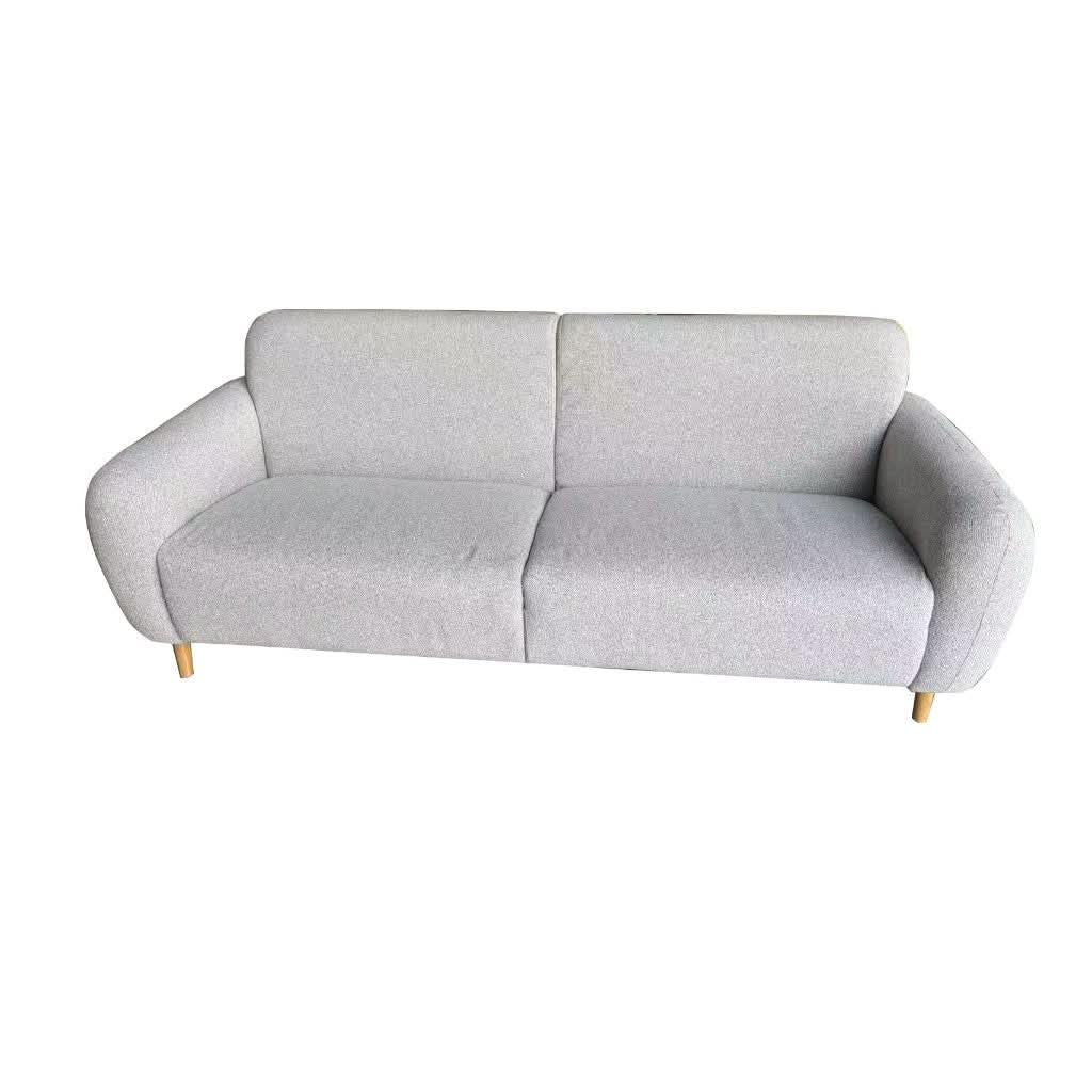 BARBOUR FABRIC 3-SEATER SOFA SILVER - MyChocolateWood