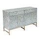 OTILLA  MOTHER OF PEARL HAND INLAY 4-DOOR 2-DRAWER SIDEBOARD/BUFFET - MyChocolateWood
