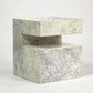 BALLARD SOLID MARBLE SIDE TABLE/LAMP TABLE/ACCENT TABLE - MyChocolateWood