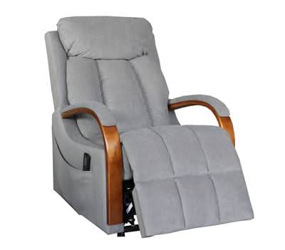 VORN FABRIC DUAL MOTOR LIFT CHAIR/ELECTRIC RECLINER/ARMCHAIR GRAPHITE