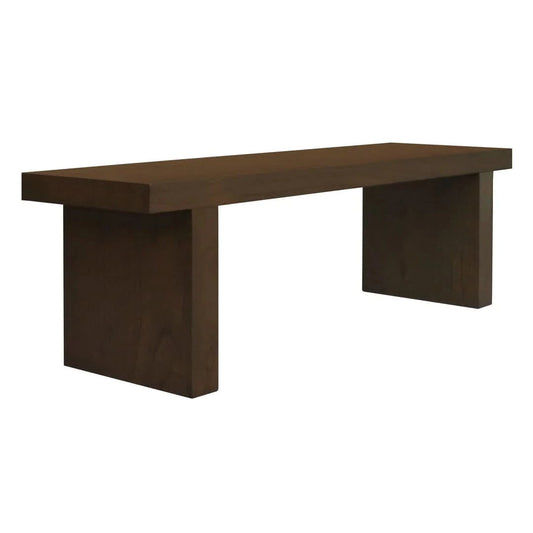 BRENTWOOD SOLID MINDI BENCH WALNUT - MyChocolateWood