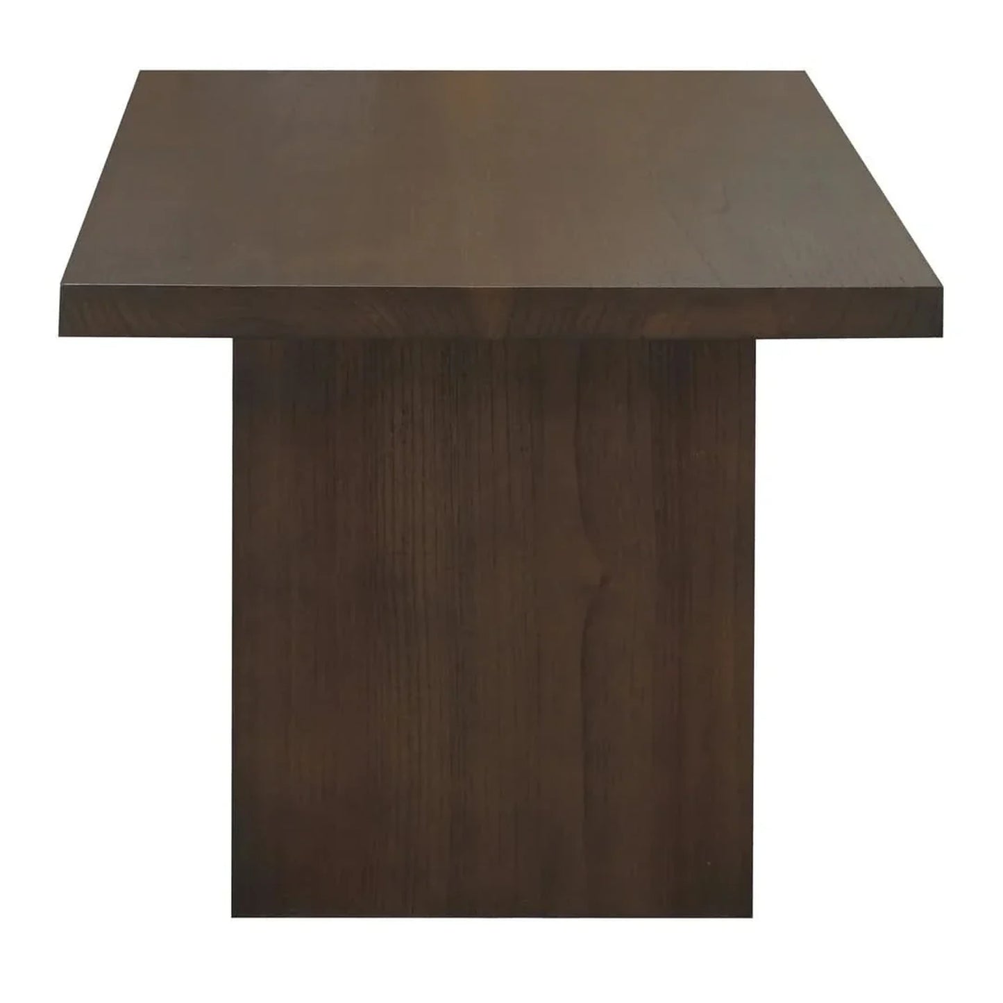 Cardew Solid Mindi Wood Petite Lamp Table / Side Table in Walnut - Chocolate Wood