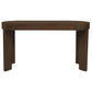 BRENTWOOD SOLID MINDI 2-DRAWER OVAL DESK BLACK - MyChocolateWood