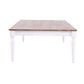 Boland Timber Coffee Table - Mango Wood Top - 160cm Natural/White