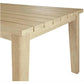 Athena Eucalyptus Timber Outdoor Dining Table in Whitewash, 220cm - Chocolate Wood