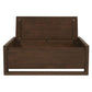 JASPER  SOLID MINDI TIMBER STORAGE BENCH/BLANKET BOX WALNUT - MyChocolateWood