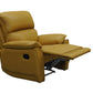 TORELLI GENUINE LEATHER RECLINER ARMCHAIR MUSTARD