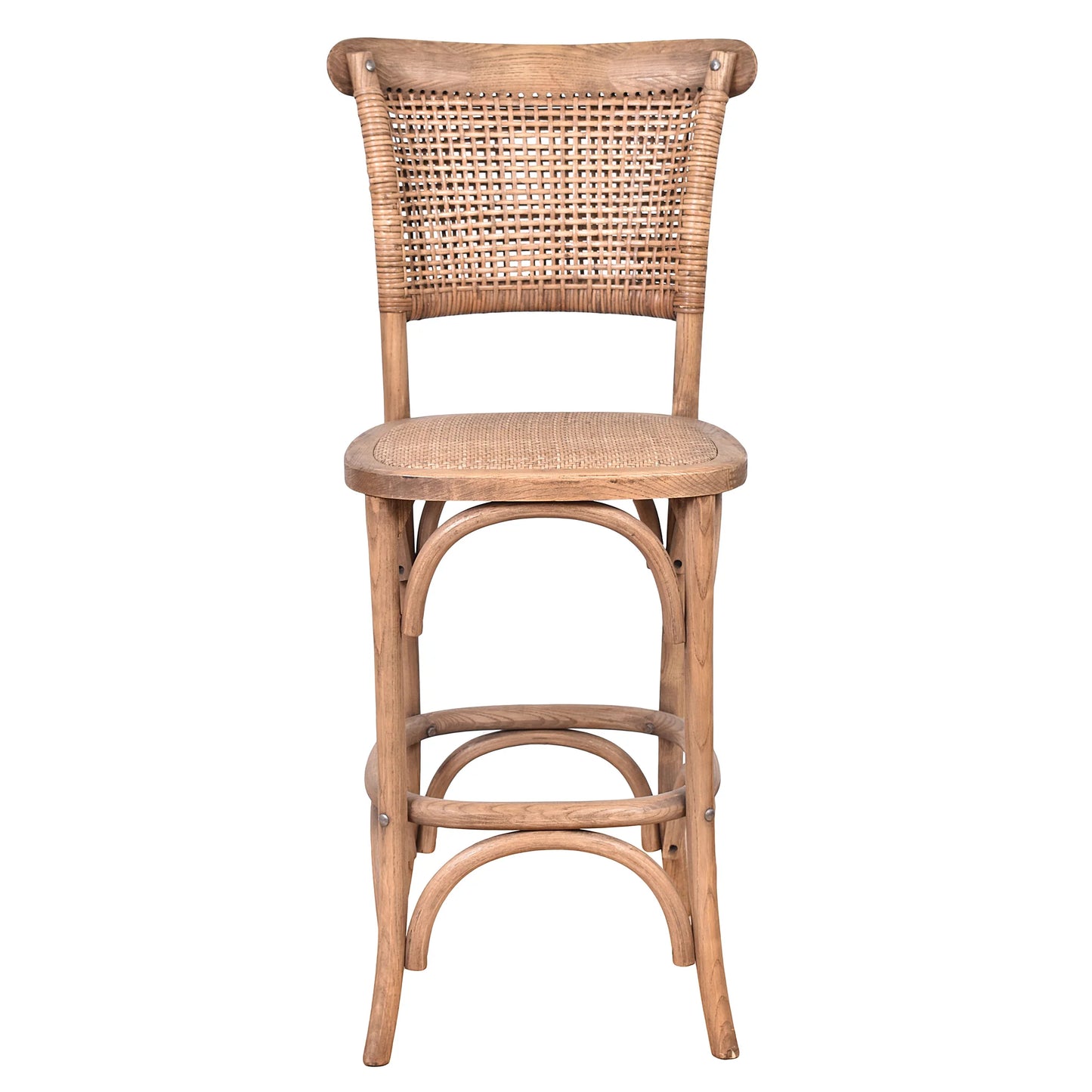 Linden Reclaimed Oak Bar Stool/Counter Stool 50x54x106 Natural