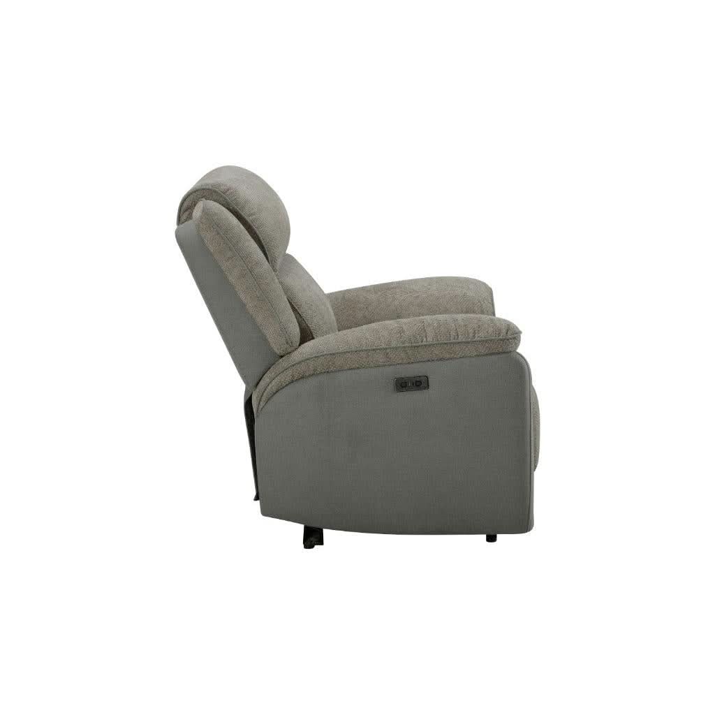 COLVOS 1-SEATER ELECTRIC RECLINER SOFA OYSTER COLOUR - MyChocolateWood