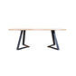 ARNIK ACACIA WOOD RECTANGULAR COFFEE TABLE  OCCASIONAL TABLE NATURAL /BLACK - MyChocolateWood