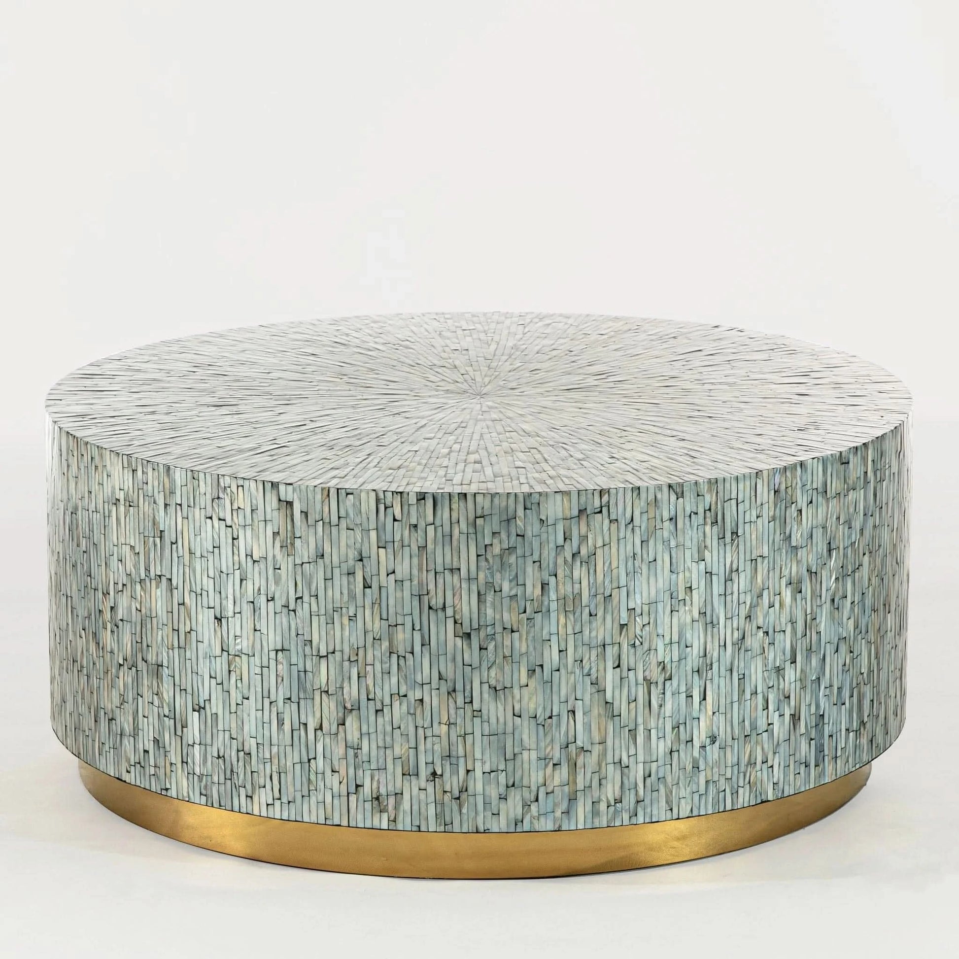 CARMINE MOTHER OF PEARL HAND MADE COFFEE TABLE - MyChocolateWood