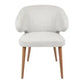 AUBERT NATURAL OAK LEG DINING CHAIR WITH NATURAL LINEN - MyChocolateWood