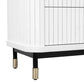 PEMBROKE OAK TIMBER 6-DRAWER CHEST OF DRAWERS  WHITE - MyChocolateWood