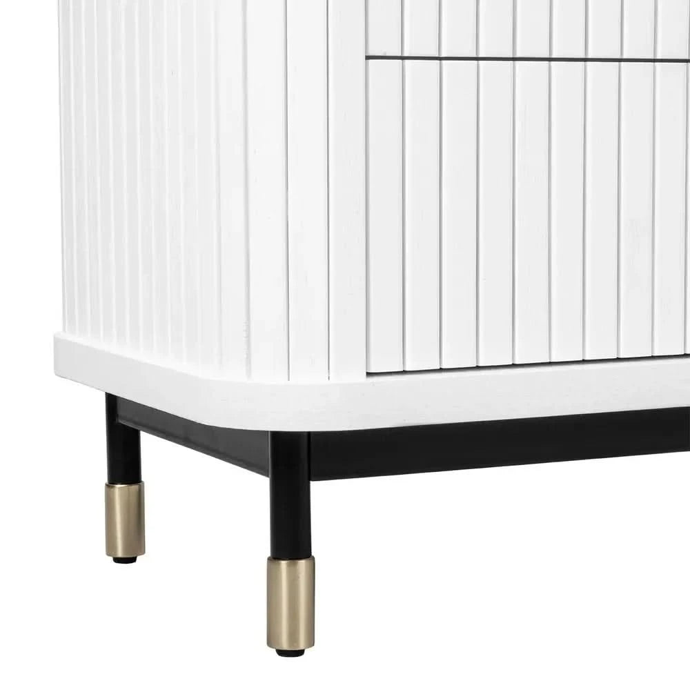 PEMBROKE OAK TIMBER 6-DRAWER CHEST OF DRAWERS  WHITE - MyChocolateWood