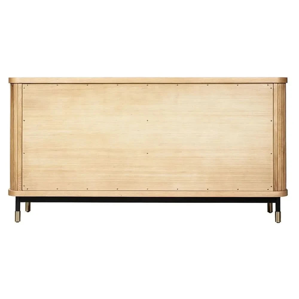 PEMBROKE OAK TIMBER 6-DRAWER CHEST OF DRAWERS NATURAL - MyChocolateWood