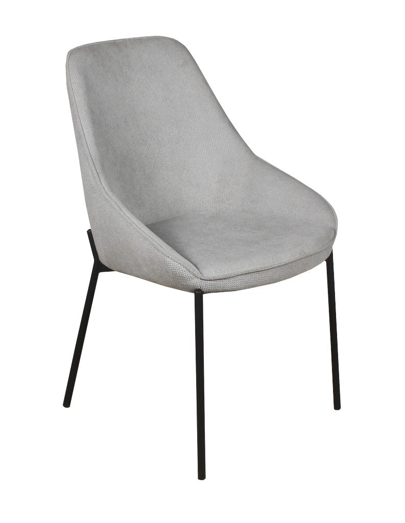 SLOANE DINING CHAIR LIGHT GREY - MyChocolateWood
