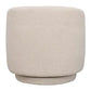 BRYNN  SWIVEL BOUCLE ARMCHAIR WHITE - MyChocolateWood