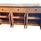 KENSIT HAMPTONS RUSTIC RECYCLED ELM BUFFET/ SIDEBOARD PARQUETRY PATTERN 3 DRAWERS 6 DOORS 200 CM - MyChocolateWood
