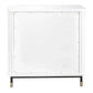 Pembroke Oak 3-Drawer Chest of Drawers in White - Chocolate Wood