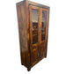Solid Benato Indian Rosewood display cabinet with 4 glass doors, featuring elegant craftsmanship and spacious interior storage.