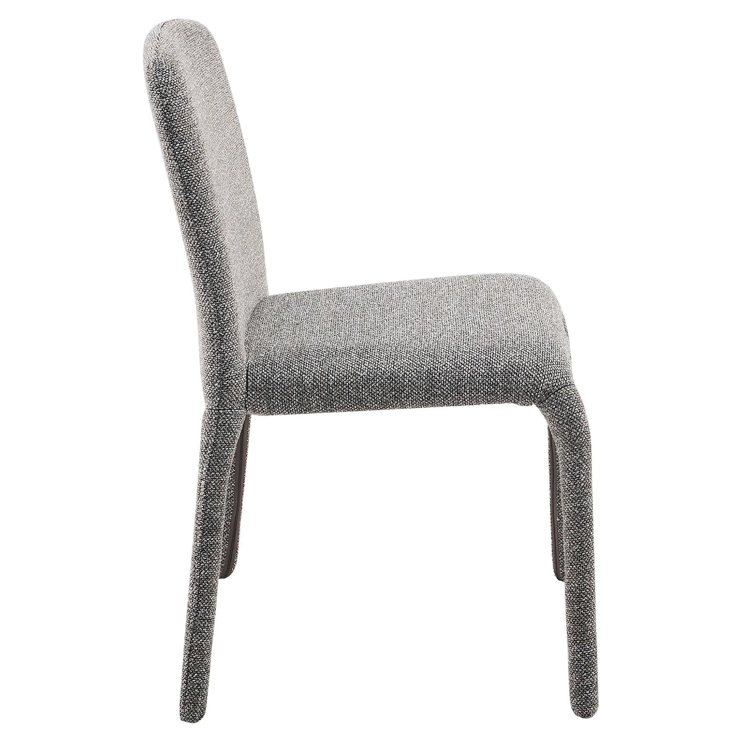 BRISCO DINING CHAIR - AUBERGINE - STACKABLE