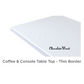SHERBORNE ACACIA WOOD COFFEE TABLE - MyChocolateWood
