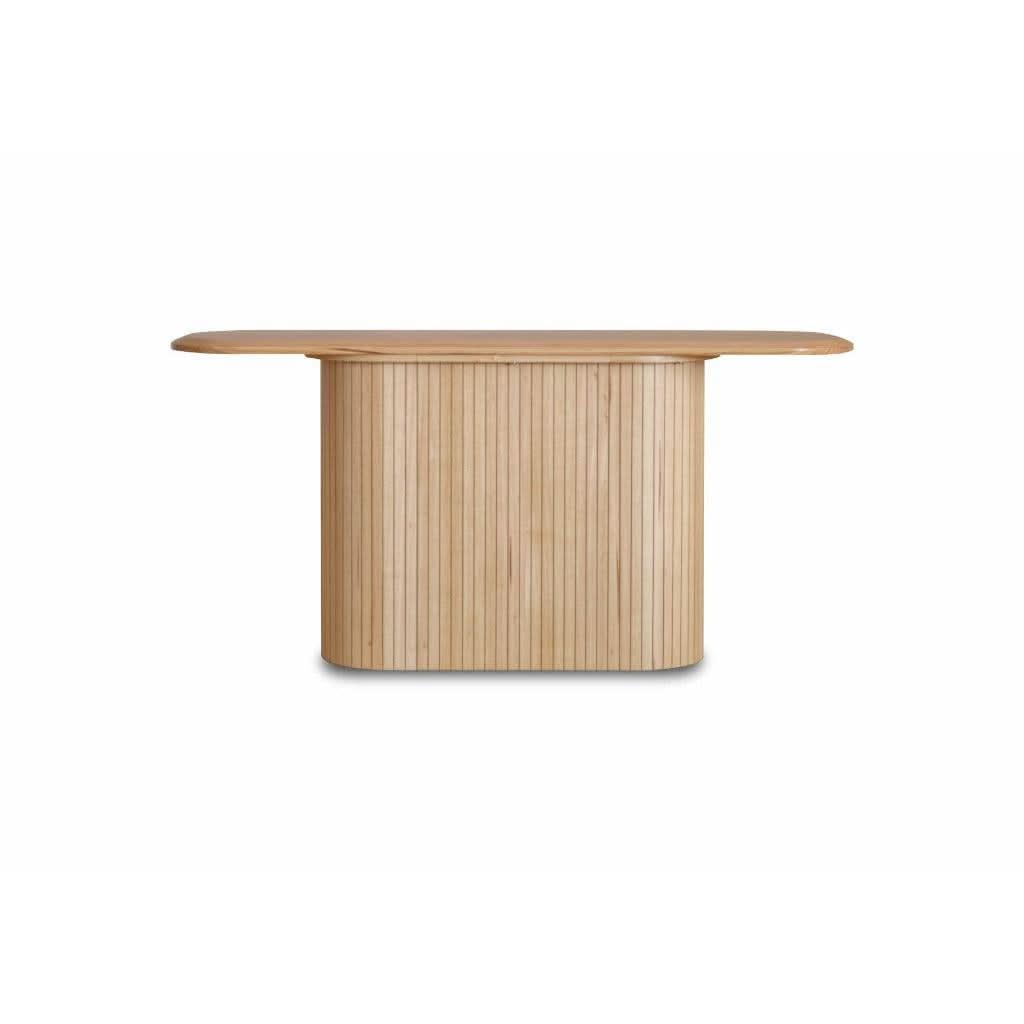 REMY NATURAL ASH CONSOLE/HALL TABLE  IN NATURAL ASH COLOUR - MyChocolateWood