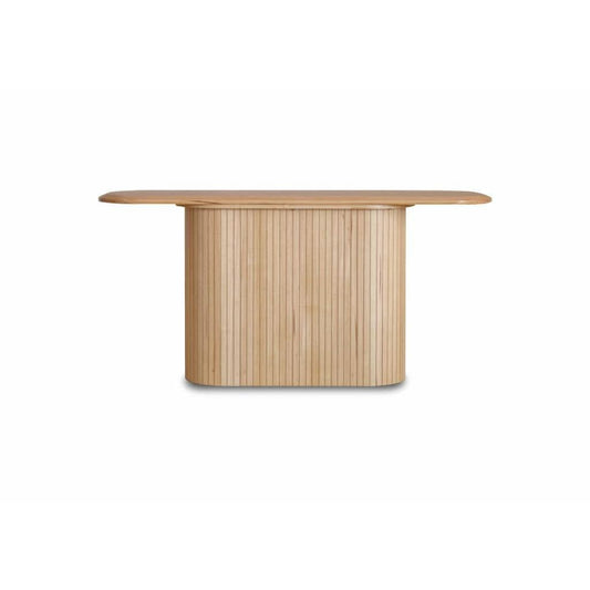 REMY NATURAL ASH CONSOLE/HALL TABLE  IN NATURAL ASH COLOUR - MyChocolateWood