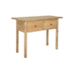 Joelle 2-Drawer Console Table in Distressed Rustic - Chocolate Wood