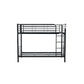 CURZON SINGLE OVER SINGLE BUNK BEDS BLACK - MyChocolateWood