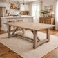 NEVANA  RECYCLED ELM TIMBER DINING TABLE 300CM - MyChocolateWood