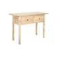 JOELLE 2-DRAWER CONSOLE TABLE/HALL TABLE DISTRESSED NATURAL - MyChocolateWood