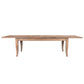 VAILLANT CURVED LEG ELM DOUBLE EXTENSION DINING TABLE W210/260/310 - MyChocolateWood