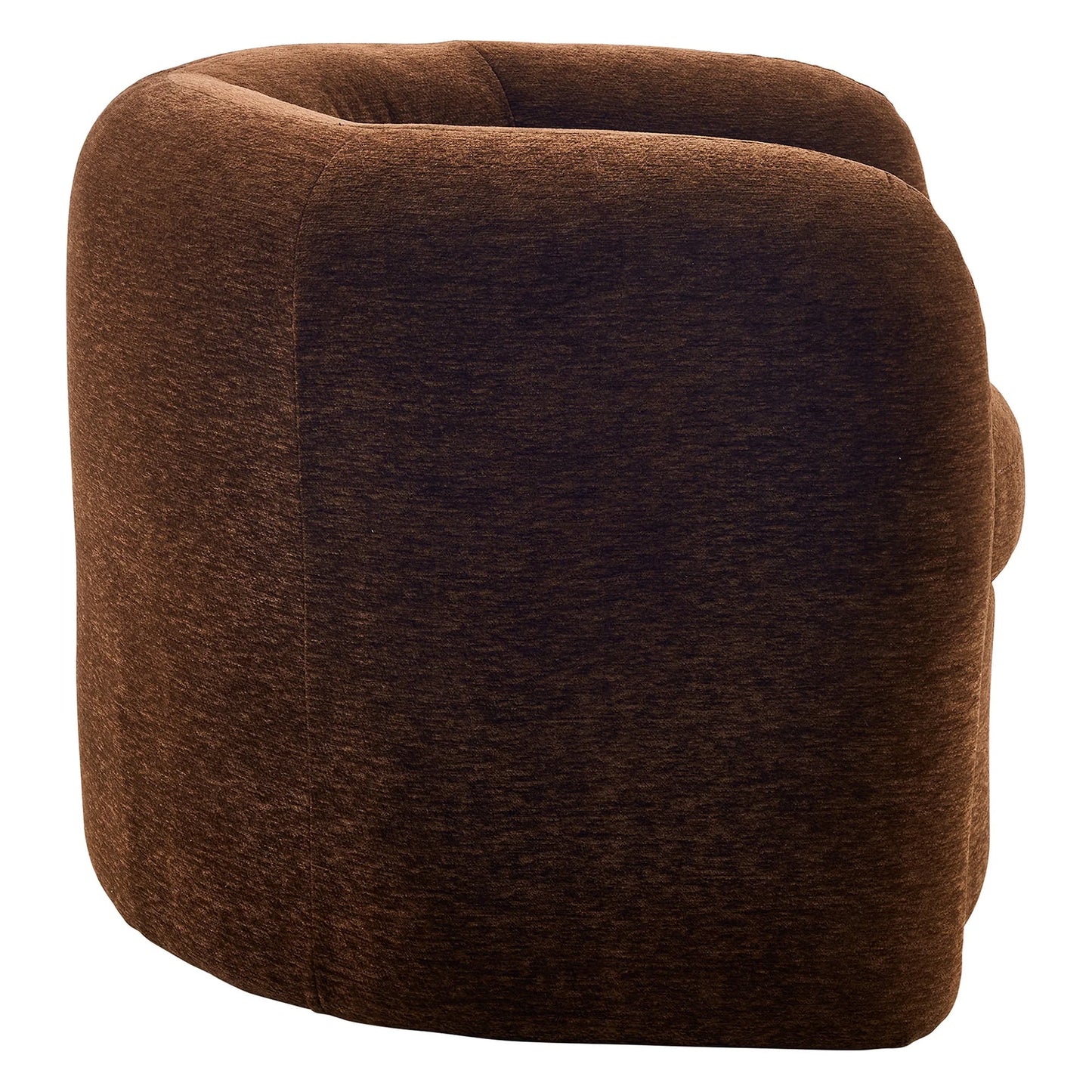 Brierly Fabric Armchair/Tub Chair - Walnut Brown