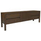 ADELLE SOLID MINDI WOOD 2-DOOR 4-DRAWER ENTERTAINMENT UNIT WALNUT (Copy) - MyChocolateWood