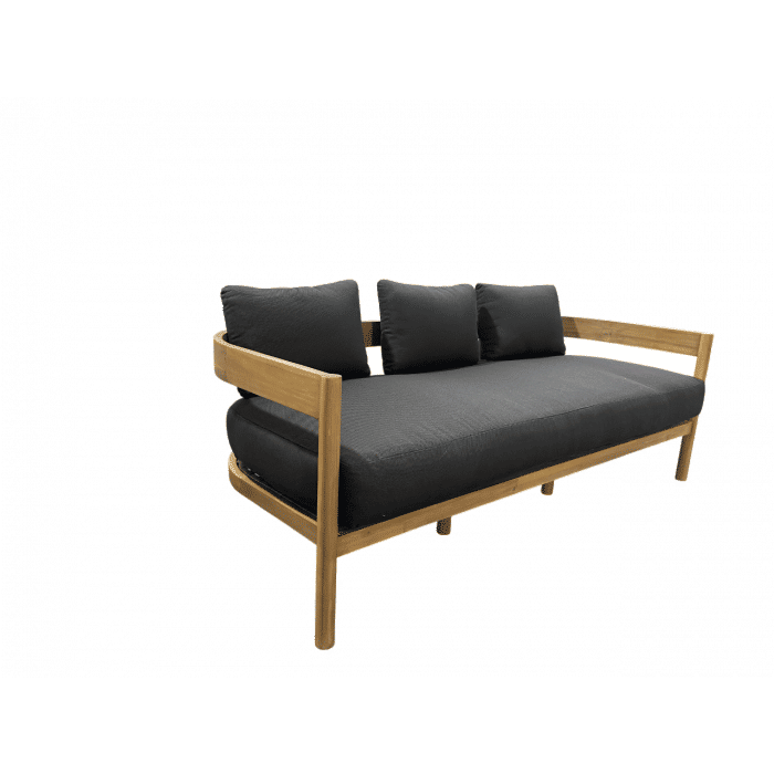 HEPBURN 4 PIECE ACACIA WOOD OUTDOORS LOUNGE SETTING FINISH LIGHT TEAK/DARK ANTHRACITE - MyChocolateWood