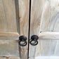 SHULI CHINESE ANTIQUE REPRODUCTION 2-DOOR BUFFET SIDEBOARD W/METAL STUDS 87 CM - MyChocolateWood