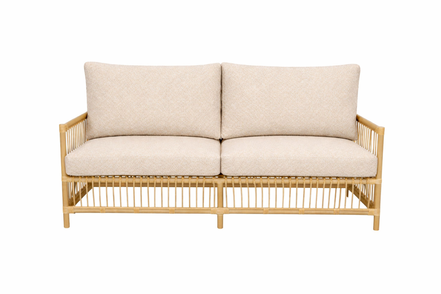 GARLAND 4 PIECE ACACIA WOOD OUTDOORS LOUNGE SETTING LIGHT BAMBOO FINISH/MIXED SAND COLOUR - MyChocolateWood