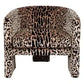 GRETCHEN LEOPARD CHENILLE ARMCHAIR - MyChocolateWood