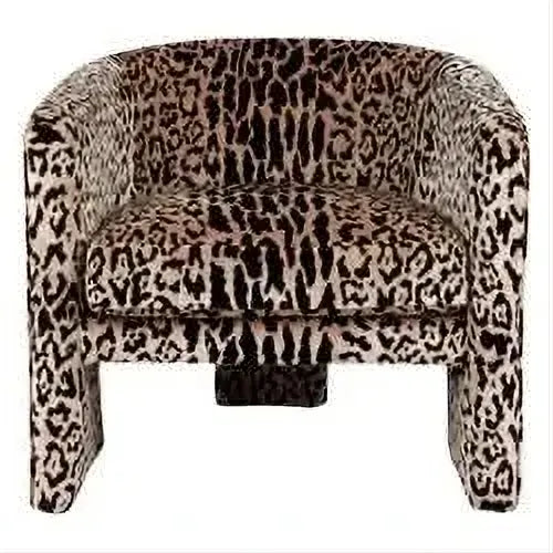 GRETCHEN LEOPARD CHENILLE ARMCHAIR