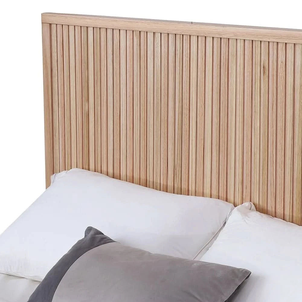 MISTRAL ASH TIMBER KING BED - NATURAL - MyChocolateWood