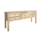 JOELLE 4-DRAWER 2-DOOR BUFFET/SIDEBOARD DISTRESSED NATURAL - MyChocolateWood